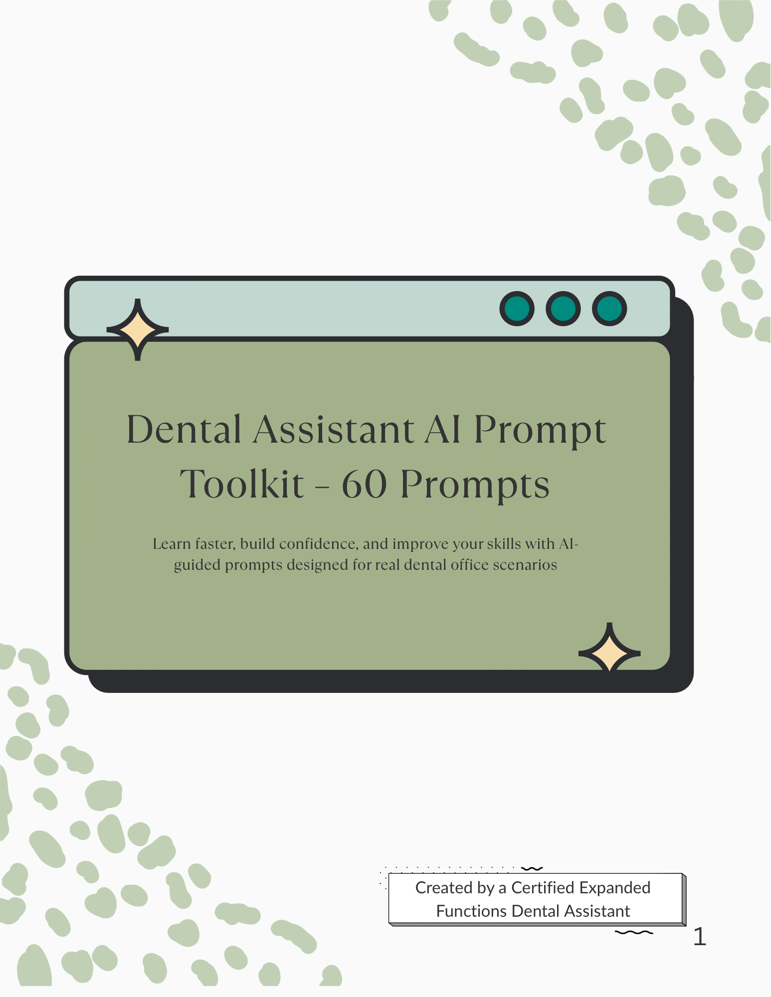 Dental Assistant AI Prompt Toolkit – 60 Prompts (PDF Download)